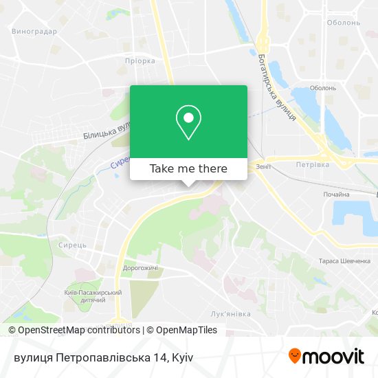 вулиця Петропавлівська 14 map