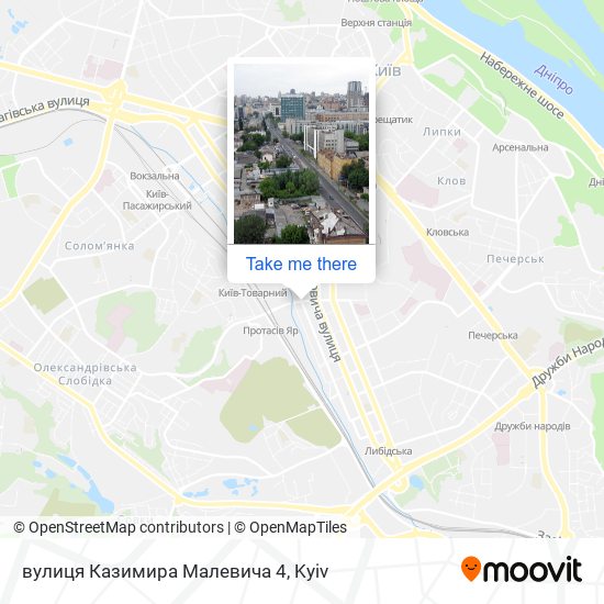 вулиця Казимира Малевича 4 map