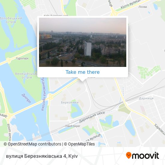 вулиця Березняківська 4 map