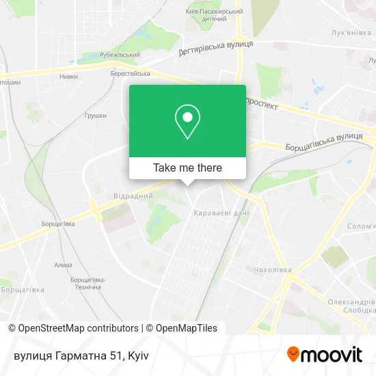 Карта вулиця Гарматна 51
