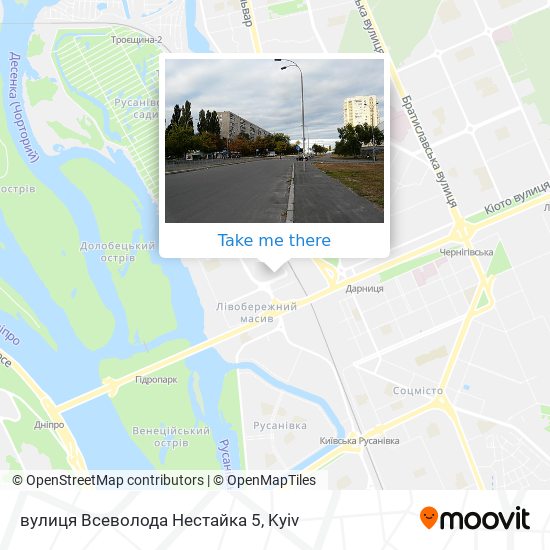 Карта вулиця Всеволода Нестайка 5