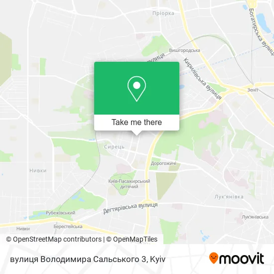 вулиця Володимира Сальського 3 map