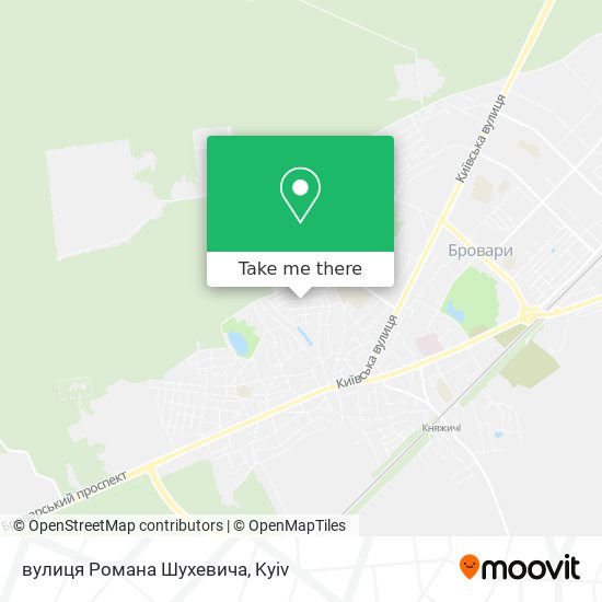 вулиця Романа Шухевича map