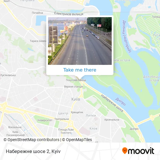 Набережне шосе 2 map