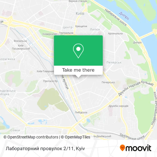 Лабораторний провулок 2/11 map