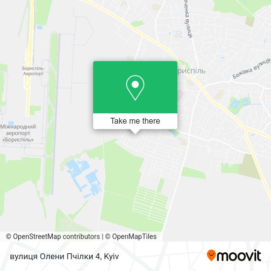 вулиця Олени Пчілки 4 map