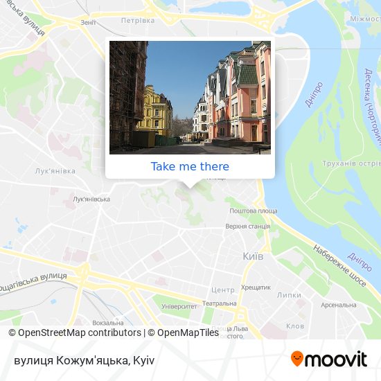 вулиця Кожум'яцька map