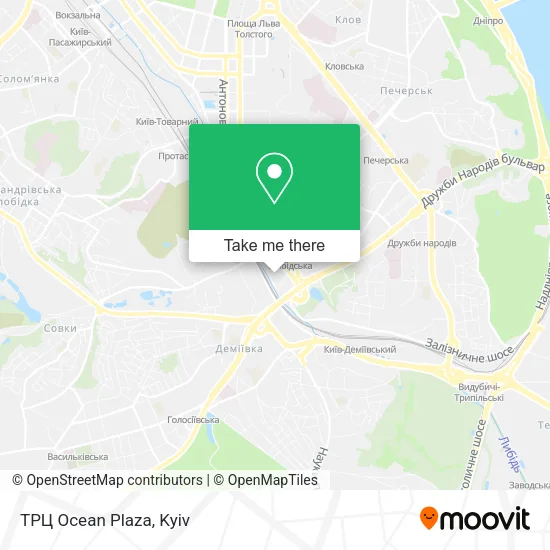 ТРЦ Ocean Plaza map
