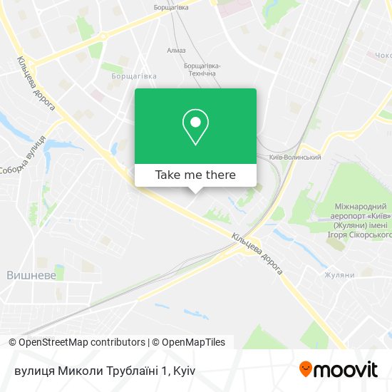 вулиця Миколи Трублаїні 1 map