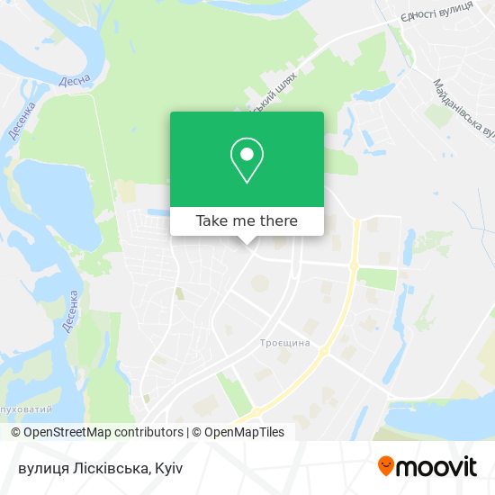 Карта вулиця Лісківська