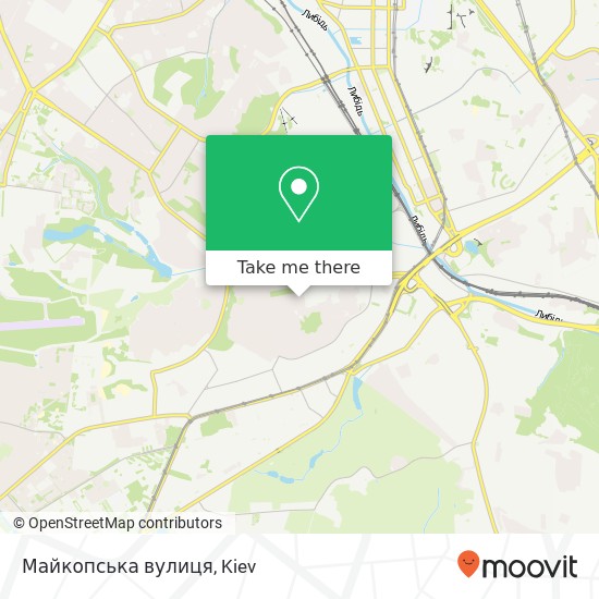 Майкопська вулиця map