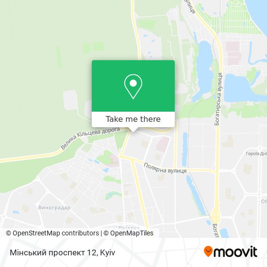Мінський проспект 12 map