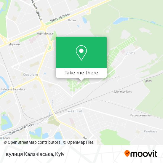 вулиця Калачівська map