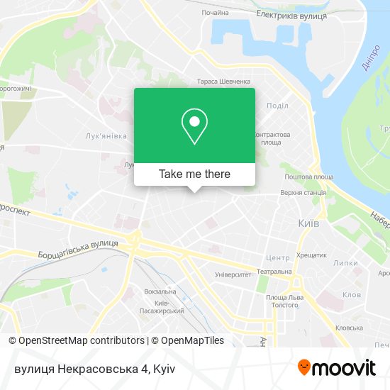 Карта вулиця Некрасовська 4