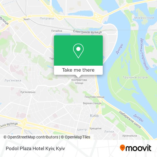 Карта Podol Plaza Hotel Kyiv