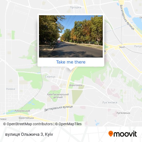 вулиця Ольжича 3 map