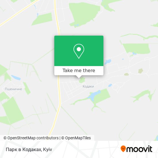 Парк в Кодаках map