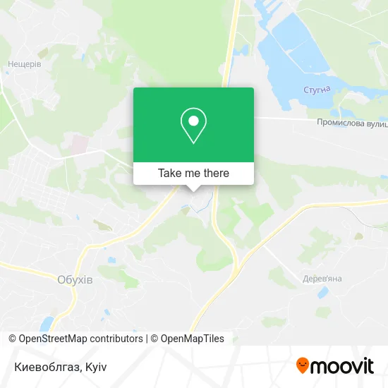 Карта Киевоблгаз