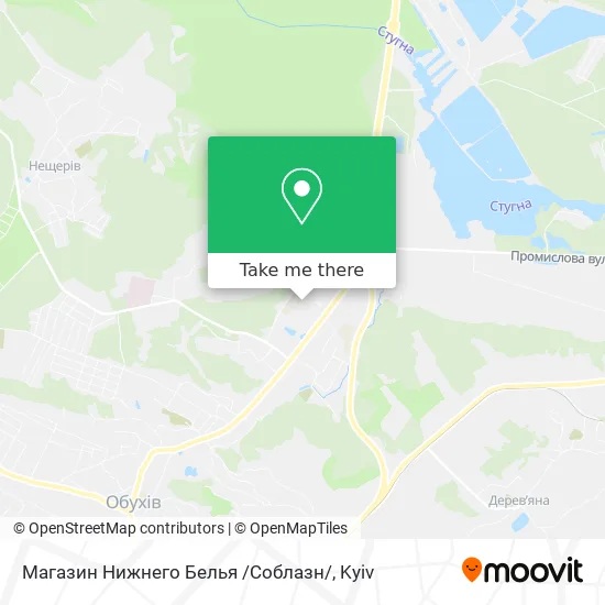 Карта Магазин Нижнего Белья /Соблазн/