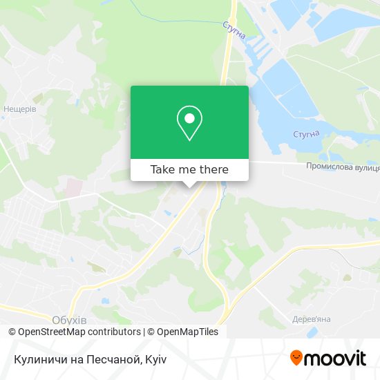 Кулиничи на Песчаной map