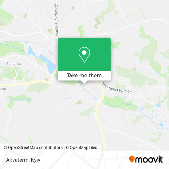 Карта Akvaterm