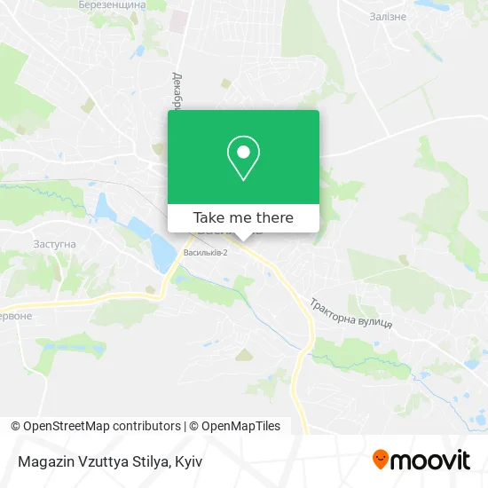 Карта Magazin Vzuttya Stilya