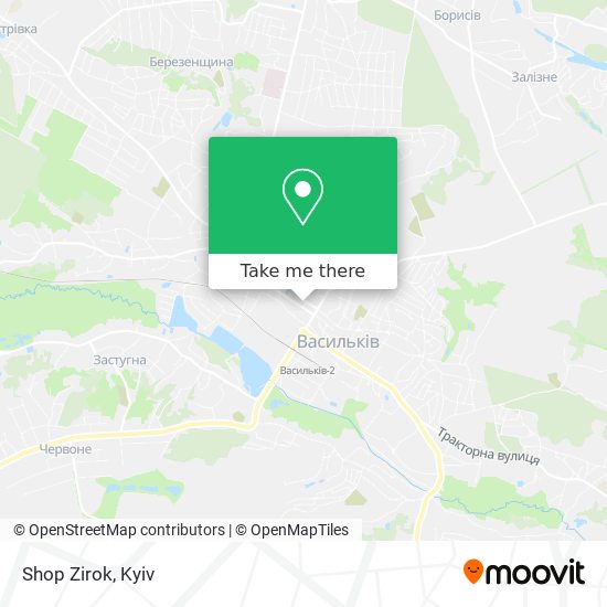Карта Shop Zirok
