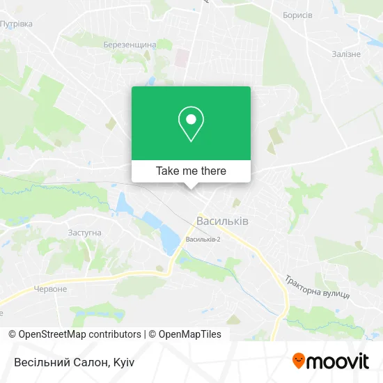 Карта Весільний Салон