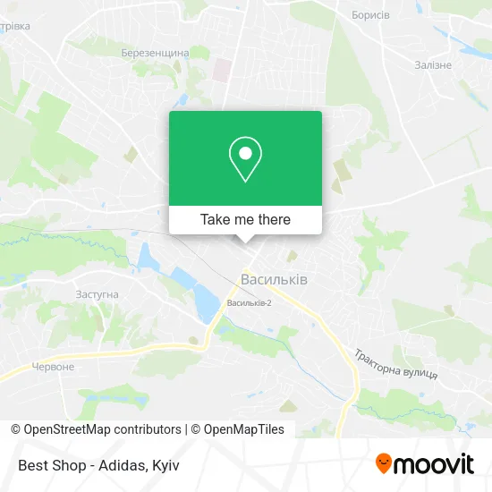 Карта Best Shop - Adidas