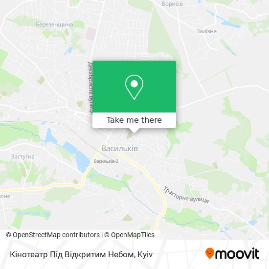 Кінотеатр Під Відкритим Небом map
