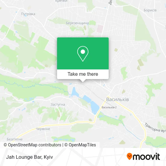 Карта Jah Lounge Bar