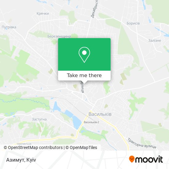 Азимут map