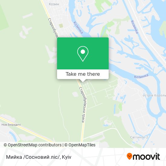 Мийка /Сосновий ліс/ map