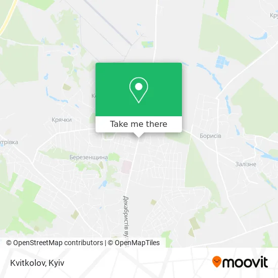 Kvitkolov map