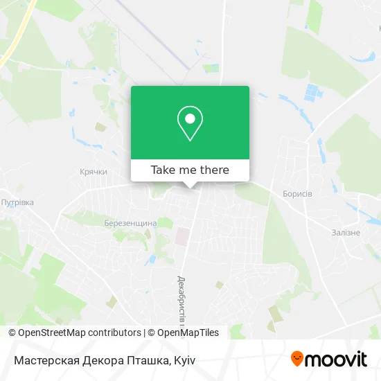 Мастерская Декора Пташка map