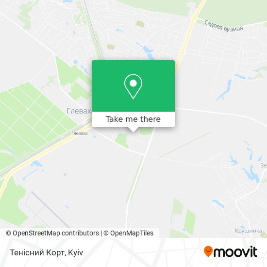 Тенісний Корт map