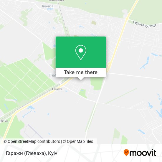 Гаражи (Глеваха) map