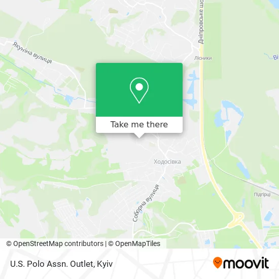 U.S. Polo Assn. Outlet map