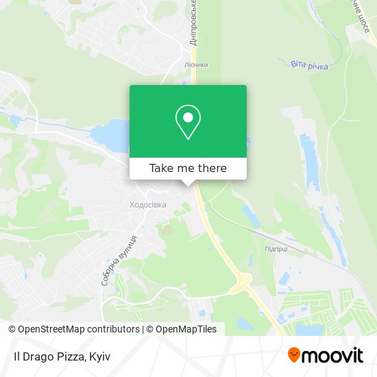 Il Drago Pizza map