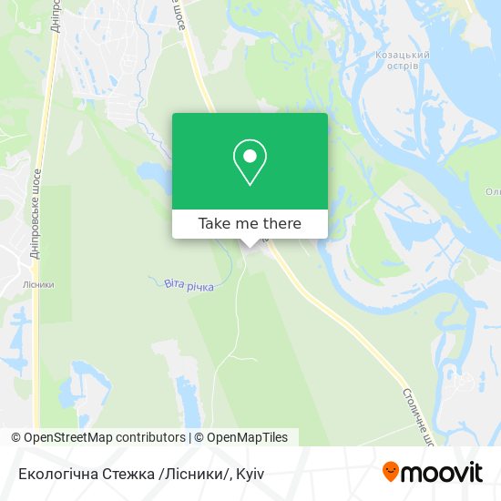 Екологічна Стежка /Лісники/ map