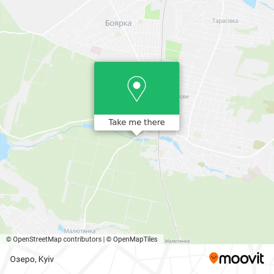 Карта Озеро