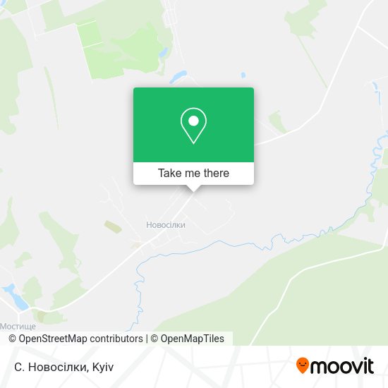 Карта С. Новосілки
