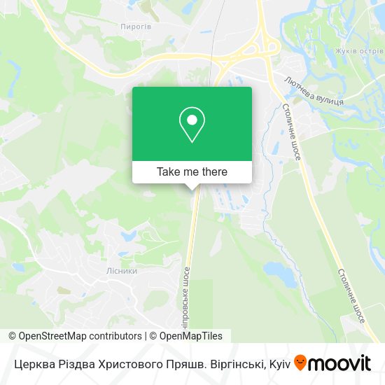Церква Різдва Христового Пряшв. Віргінські map