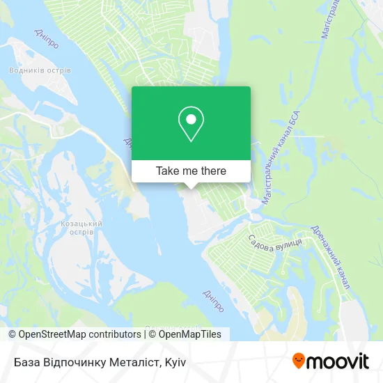 Карта База Відпочинку Металіст