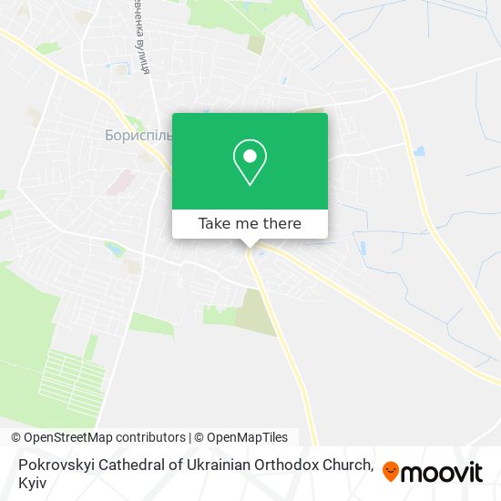 Pokrovskyi Cathedral of Ukrainian Orthodox Church map