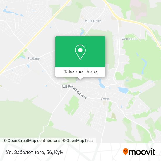 Ул. Заболотного, 56 map