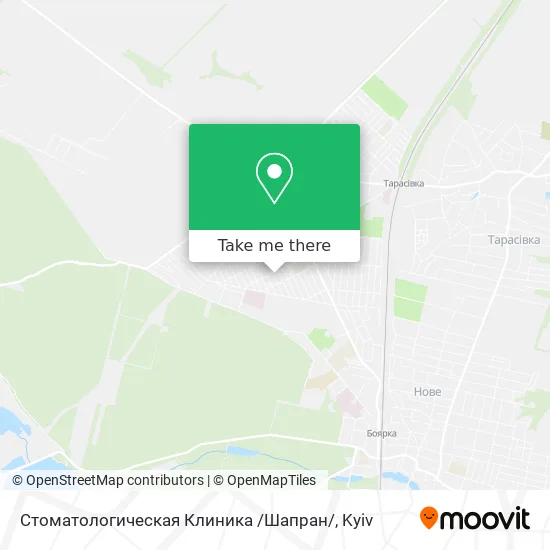 Карта Стоматологическая Клиника /Шапран/
