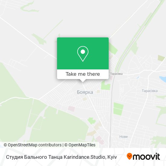 Студия Бального Танца Karindance.Studio map