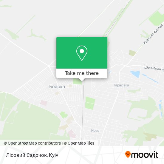 Лісовий Садочок map