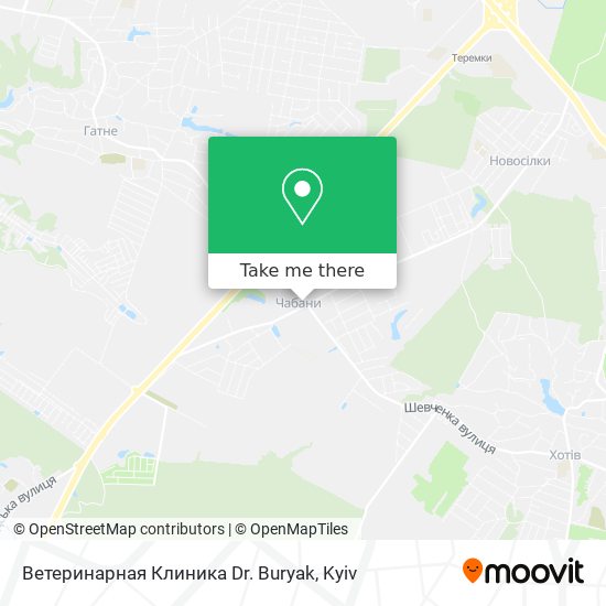 Ветеринарная Клиника Dr. Buryak map